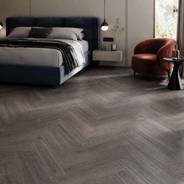 Кварцвиниловая плитка елочкой Aquafloor Паркет плюс (Parquet Plus) AF6015PQ
